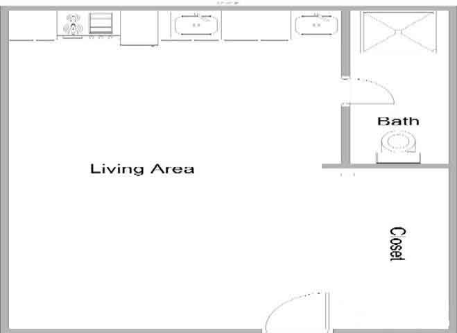 Merdian Pointe Apartments Studio Drake Floor Plan Merdian Pointe Apartments Studio Drake Floor Plan